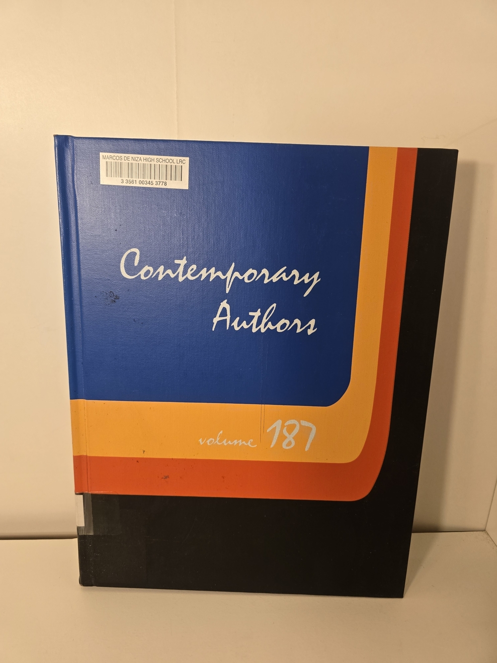 Contemporary Authors Volume 187 Hardcover - Blue with Orange & Yellow Accents
